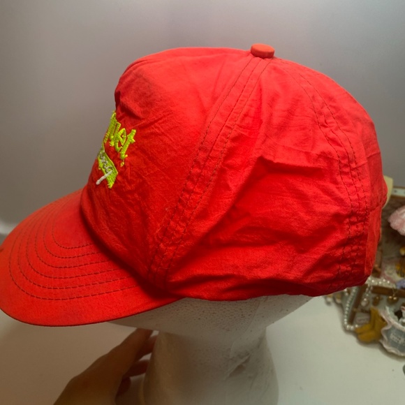 Vintage Banquet Racing Motorsports Nascar Snapback Hat Cap Pink - Picture 4 of 12